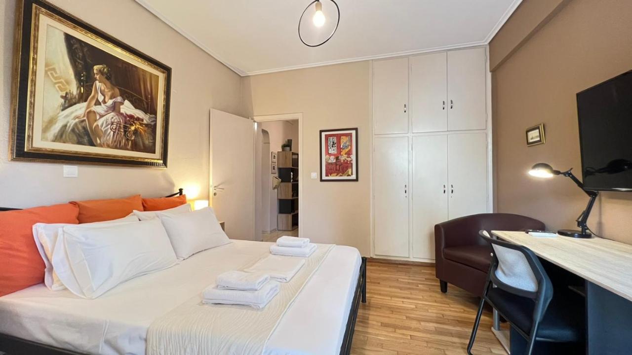 Koukaki Cozy Studio Retreat 1' From Metro Athen Exterior foto