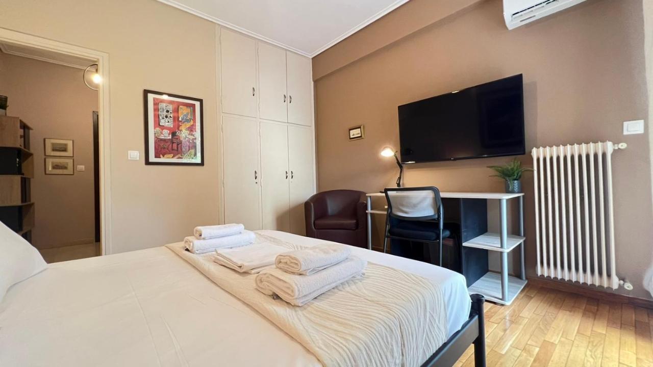 Koukaki Cozy Studio Retreat 1' From Metro Athen Exterior foto